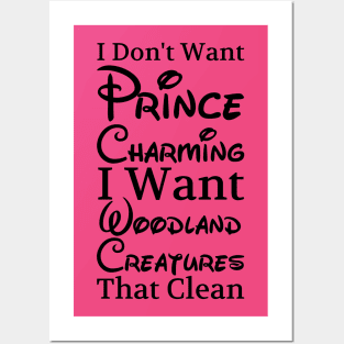 I Don't Want Prince Charming Posters and Art